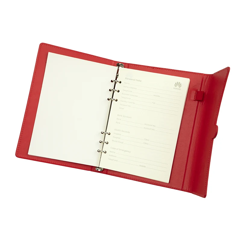 Leather Notebook With Magnetic Buckle
