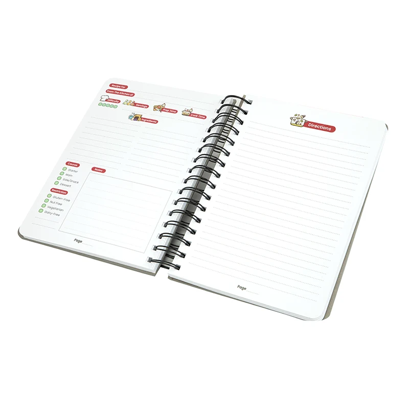 Pu Cover Spiral Notebook